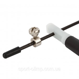 Скакалка швидкісна PowerPlay 4202 Ultra Speed Rope Чорна (2,9m.)
Призначення: дл. . фото 3