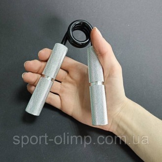 Еспандер-ножиці алюмінієвий PowerPlay 4322 (68 кг) Hand Grip Срібний
Призначення. . фото 9