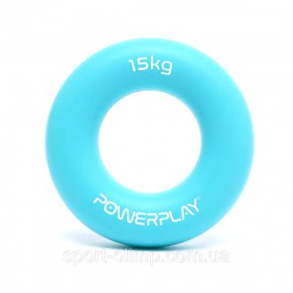 Еспандер кистьовий силіконовий PowerPlay PP-4324 Hand Grip Ring Light 15 кг. Бла. . фото 2