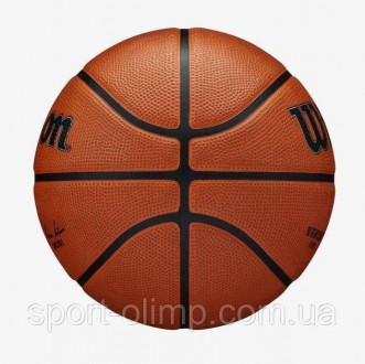 Мяч баскетбольный Wilson NBA Authentic Series Outdoor 285 р. 6 Amber (WTB7300XB0. . фото 3