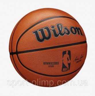 М'яч баскетбольний Wilson NBA Authentic Series Outdoor 285 р. 6 Amber (WTB73. . фото 2