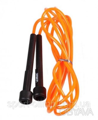 Скакалка в тубусе PVC JUMP ROPE Черный Оранжевый 275x0.5см (LS3115-o)
Скакалка &. . фото 1