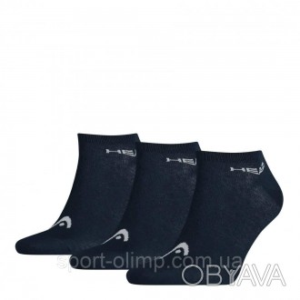 Спортивные носки Head Sneaker Unisex 3-pack blue — 761010001-321 идеально подход. . фото 1