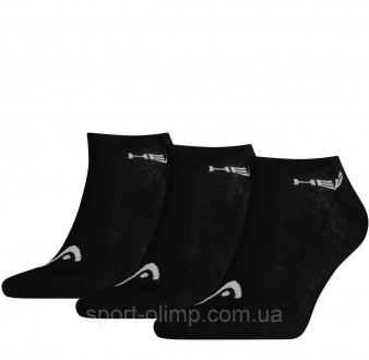 Спортивные носки Head Sneaker Unisex 3-pack black — 761010001-200 идеально подхо. . фото 2