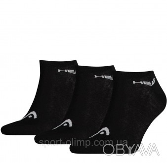 Спортивные носки Head Sneaker Unisex 3-pack black — 761010001-200 идеально подхо. . фото 1