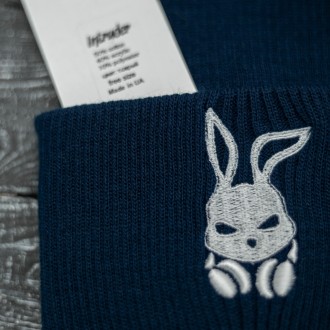 Мужская Зимняя шапка с Отворотом Теплая с Рисунком Intruder Bunny logo
- Состав:. . фото 7