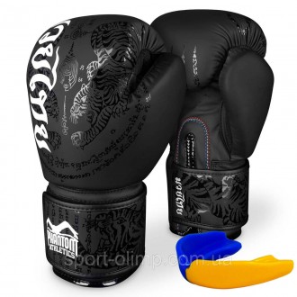 Боксерские перчатки Phantom Muay Thai Black 16 унций
Боксерские перчатки Phantom. . фото 2