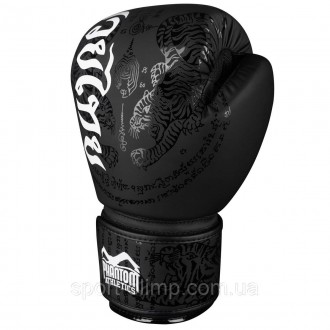 Боксерские перчатки Phantom Muay Thai Black 16 унций
Боксерские перчатки Phantom. . фото 3