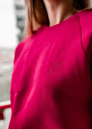 Жіночий світшот Тепла кофта Стильна Толстовка Турецька трьохнитка на флісі "Bunn. . фото 8