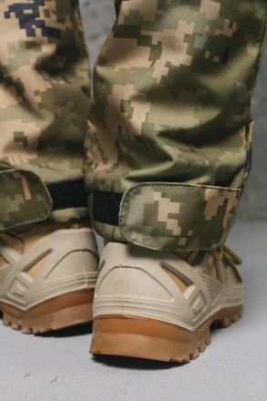 Жіночі тактичні теплі штани на флісі Військові з кишенями Conqueror Піксель
- Ма. . фото 9