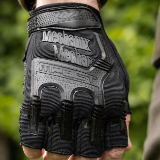 Тактичні рукавички зсу захисні безпалі чорні армійські без пальців
Легкі, зручні. . фото 5