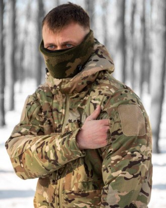 Тактичний військовий Костюм зимовий, Тактична форма всу Куртка + Штани Мультикам. . фото 5