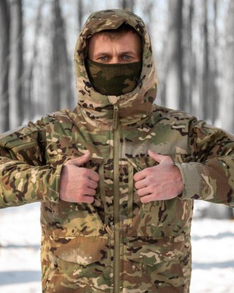 Тактичний військовий Костюм зимовий, Тактична форма всу Куртка + Штани Мультикам. . фото 6