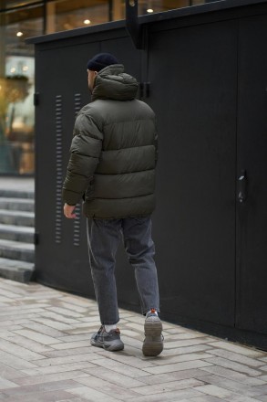 Чоловіча зимова куртка Пуховик Heat Тепла з капюшоном Оверсайз зима осінь
Зимови. . фото 4