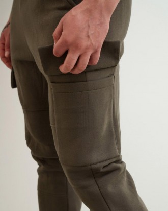 Мужские теплые брюки карго спортивные штаны зимние на трехнитке с карманами Турц. . фото 9