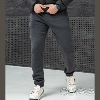 Мужские спортивные штаны зимние на флисе с карманами трикотажные Турция
Штаны с . . фото 1
