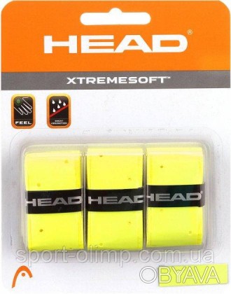 Обмотка тенісна Head XtremeSoft Grip Overwrap, dozen yellow (285-104 yellow)
Тен. . фото 1
