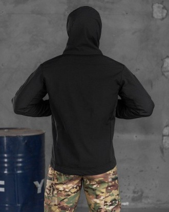 Тактическая военная куртка армейская софтшелл весна softshell черная
Материал пл. . фото 9