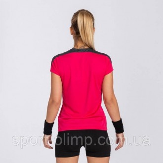 Женская футболка с коротким рукавом. Очень удобная и дышащая спортивная футболка. . фото 5