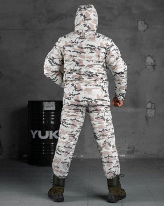 Зимний тактический костюм маскировочный военный белый 
материал мембарна 
утепли. . фото 5