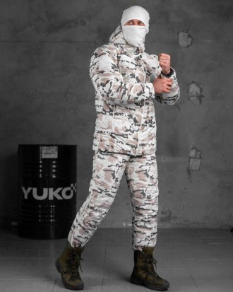 Зимний тактический костюм маскировочный военный белый 
материал мембарна 
утепли. . фото 6