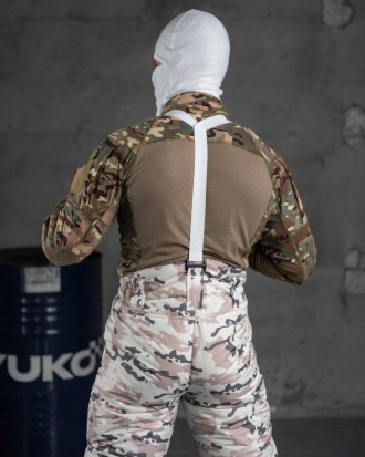 Зимний тактический костюм маскировочный военный белый 
материал мембарна 
утепли. . фото 7