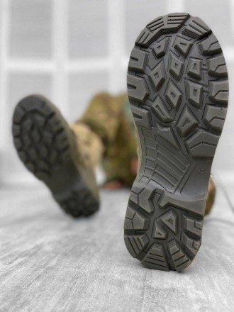 Мужские тактические ботинки военные на зиму бежевые, зимние армейские ботинки дл. . фото 5