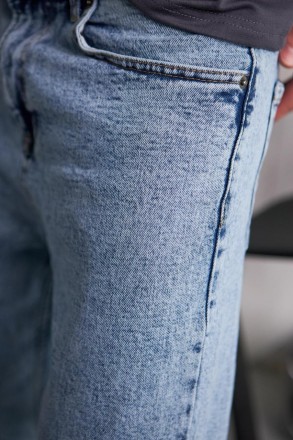 Мужские джинсы мом Турция классические укороченные Джинсовые штаны коттоновые ве. . фото 6