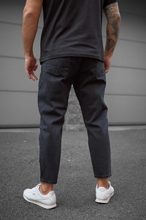 Чоловічі джинси мом Туреччина Рвані укорочені Джинсові штани коттон весна-осінь . . фото 5