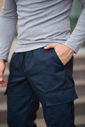Чоловічі штани карго Cloud весняні з кишенями Осінні штани коттонові прямі
- Сез. . фото 7