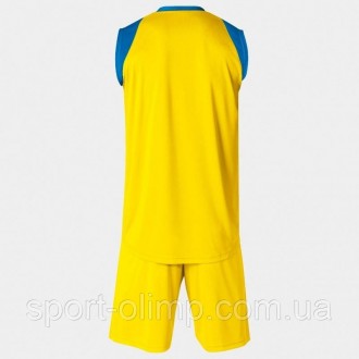 Комплект, состоящий из футболки и шорт, для игры в баскетбол.Футболка изготовлен. . фото 3