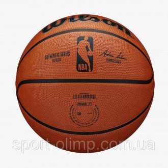 Мяч баскетбольный Wilson NBA Authentic series outdoor 285 size 5 Коричневый (WTB. . фото 5