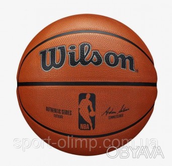 Мяч баскетбольный Wilson NBA Authentic series outdoor 285 size 5 Коричневый (WTB. . фото 1