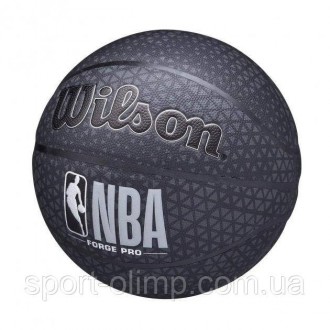 М'яч баскетбольний Wilson NBA FORGE PRO PRINTED BSKT 295 SZ7 Чорний (WTB8001. . фото 3