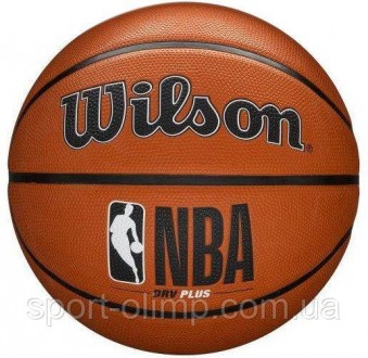 Мяч баскетбольный Wilson NBA DRV PLUS BSKT size 7 Коричневый (WTB9200XB07 7)
Бас. . фото 2