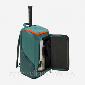 Рюкзак Head Pro Backpack 28L DYFO Зеленый Оранжевый (260233)
Head Pro Backpack 2. . фото 4