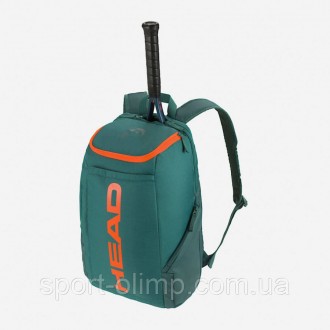 Рюкзак Head Pro Backpack 28L DYFO Зеленый Оранжевый (260233)
Head Pro Backpack 2. . фото 3