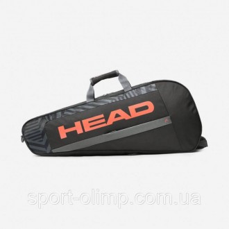 Чехол Head Base Racquet Bag M BKOR Черный (261313)
Стильная теннисная сумка Head. . фото 2
