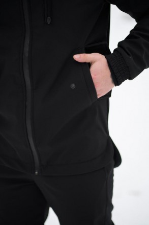 Мужская куртка soft shell Intruder софтшелл Куртка демисезонная с капюшоном осен. . фото 8