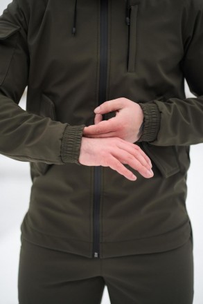 Чоловіча куртка soft shell Intruder софтшелл Куртка демісезонна з капюшоном осін. . фото 10