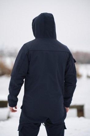 Чоловіча куртка soft shell Intruder софтшелл Куртка демісезонна з капюшоном осін. . фото 9