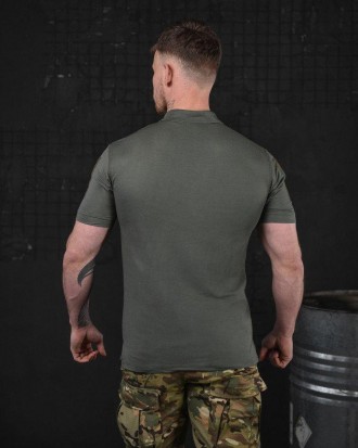 Тактична футболка зсу поло для військовослужбовців, футболка військова з липучка. . фото 6