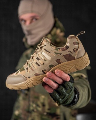 Чоловічі тактичні кросівки військові кроси для чоловіків армійські мультикам
мат. . фото 5