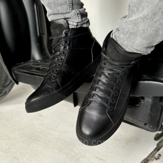 Мужские черные кожаные кеды с утеплением Niagara_brand 7797
 
Характеристика:
 
. . фото 8