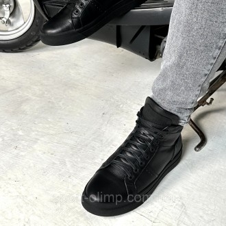 Мужские черные кожаные кеды с утеплением Niagara_brand 7797
 
Характеристика:
 
. . фото 11