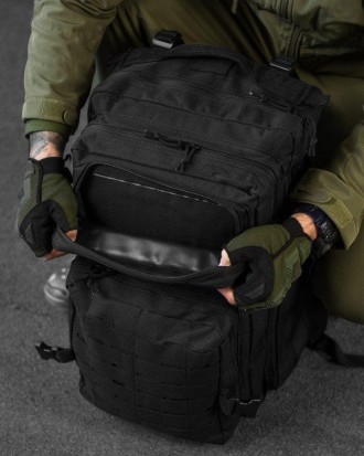 Тактичний штурмовий рюкзак для військових ВСУ 47 л US Laser Cut Assault чорний
Х. . фото 5