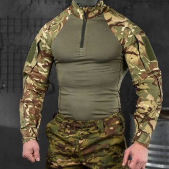 Тактическая рубашка убакс олива под бронежилет, боевая рубашка ubacs мультикам с. . фото 2