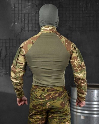 Тактическая рубашка убакс олива под бронежилет, боевая рубашка ubacs мультикам с. . фото 8