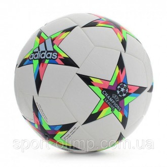 Мяч футбольный Adidas Champions League1 Size 5
Бесшовный тренировочный мяч, созд. . фото 3