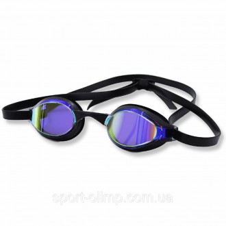Очки для плавания Renvo Aries Pro Anti-fog Черный, Фиолетовый OSFM (2SG100-01)
П. . фото 2